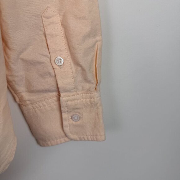 Everlane The Relaxed Oxford Organic Cotton Button Down Shirt Apricot Orange 8 - Picture 4 of 6